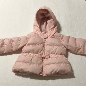 Baby pink BabyGap winter coat